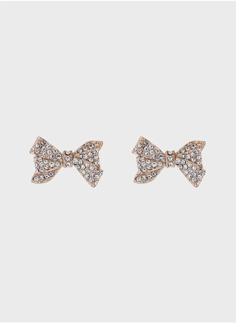 Ted Baker Barseta Crystal Bow Stud Earrings
