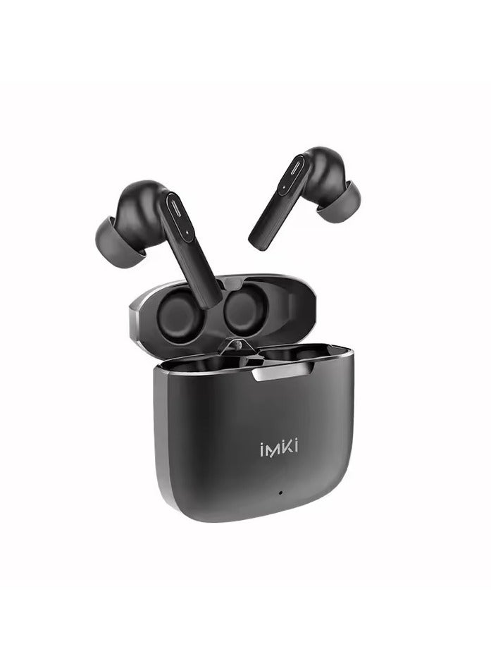 Imiki MT2 Wireless Earbuds – Surround Stereo In-Ear Headphones with 300mAh Charging Case, Low Latency Gaming Mode, Sport Bluetooth Earphones, IPX4 Waterproof – Gunmetal Grey - Image 1
