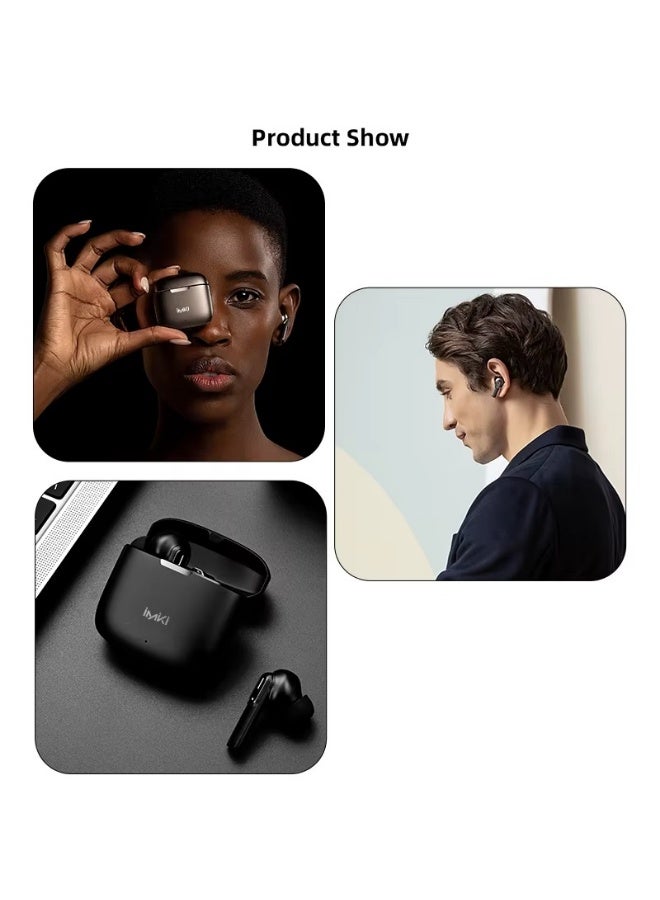 Imiki MT2 Wireless Earbuds – Surround Stereo In-Ear Headphones with 300mAh Charging Case, Low Latency Gaming Mode, Sport Bluetooth Earphones, IPX4 Waterproof – Gunmetal Grey - Image 5