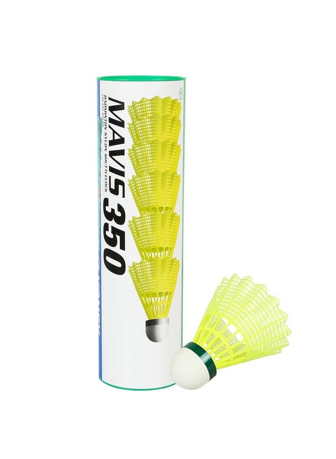 Yonex Mavis 350 Nylon Badminton Shuttlecocks (Yellow Slow Speed) | Durable Performance - Image 1
