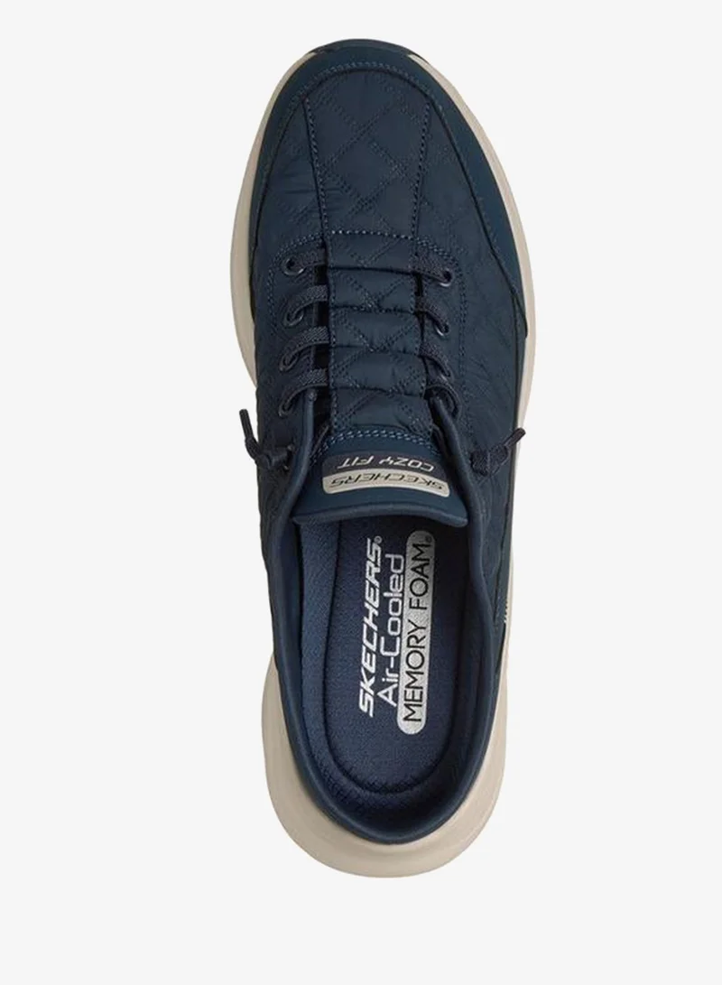 Skechers NAVY MESH/DURALEATHER Contour Foam for Men | Best Price UAE