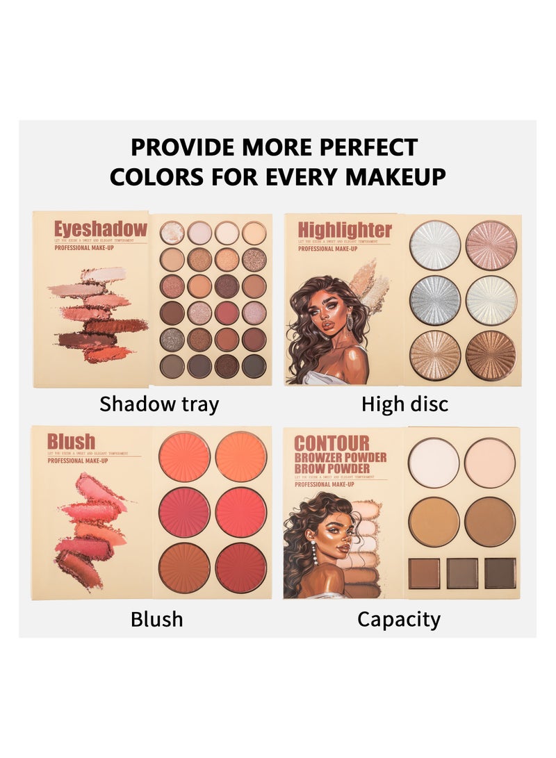 Me Now 43 Colors Makeup Eyeshadow Palette - Image 5