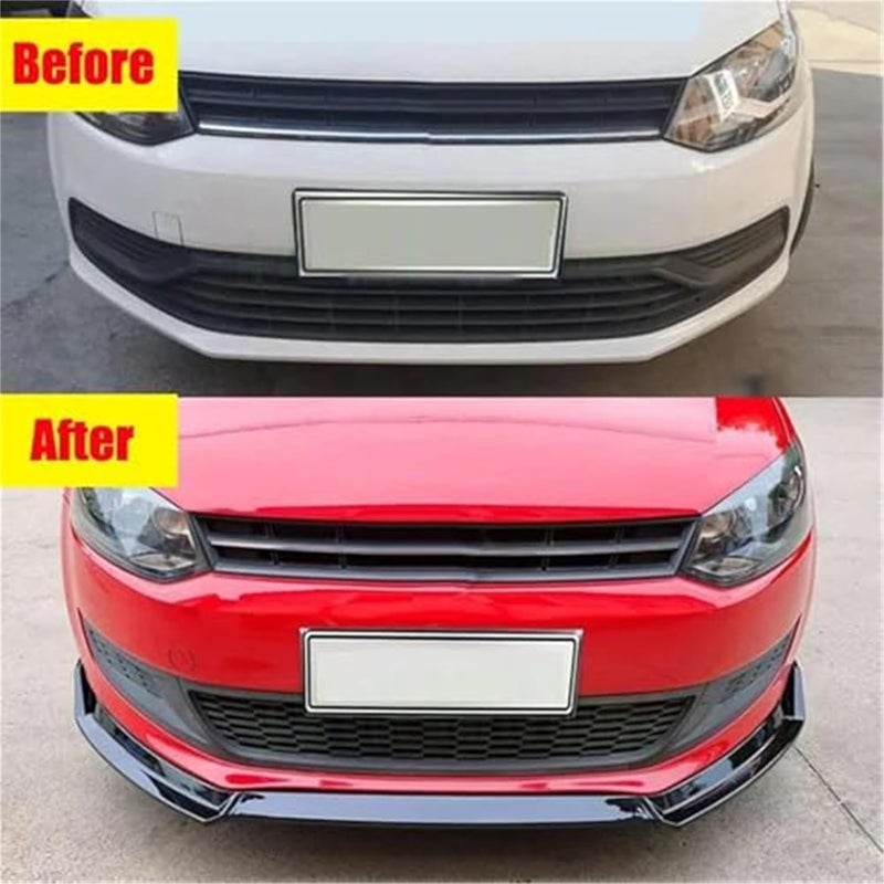 Wivplex Front Bumper Lip Kit for VW Polo 2011-2013 - Image 2
