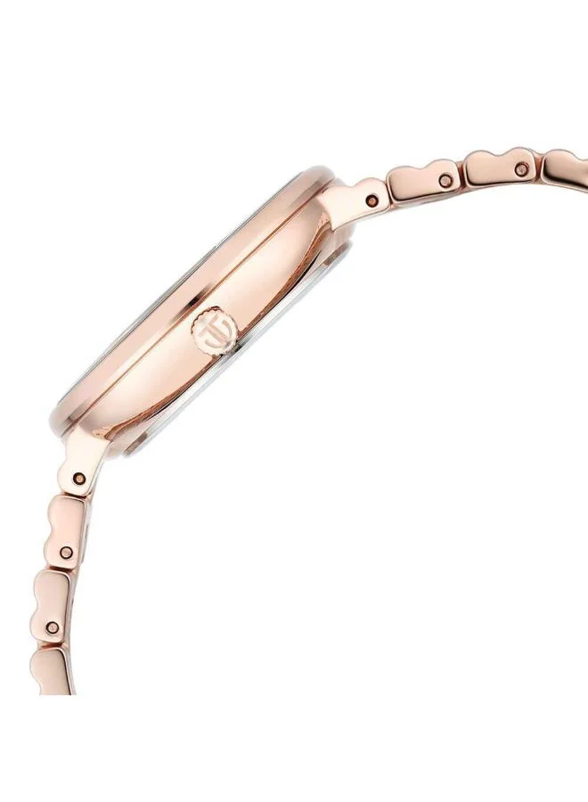 تيتان Women Analog Display Watch With Rose Gold Stainless Steel Strap - 95245WM01