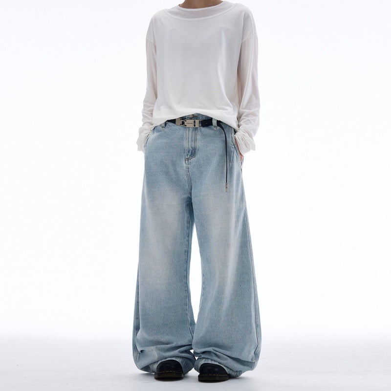 Vintage Classic European-American Design Daily Commute Jeans  Size_S - Image 4