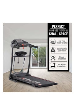 ENDLESS  Star Plus Treadmill with Massager | 3HP Peak Power DC Motor | 10 km/hr Speed | 90kg User Weight Capacity | 410mm Running Area | Foldable, Manual Incline, Speakers & 12 Preset Programs  - Image 4
