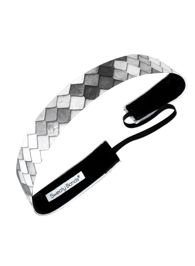 Sweaty Bands Womens Girls Headband Nonslip Velvetlined Athletic Hairband Mermaid Hair Don'T Care Gray - Image 1