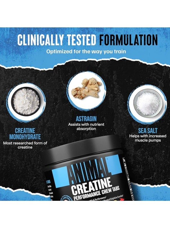 ANIMAL Creatine Performance Chews Fruit Punch 120 chewables - Image 5