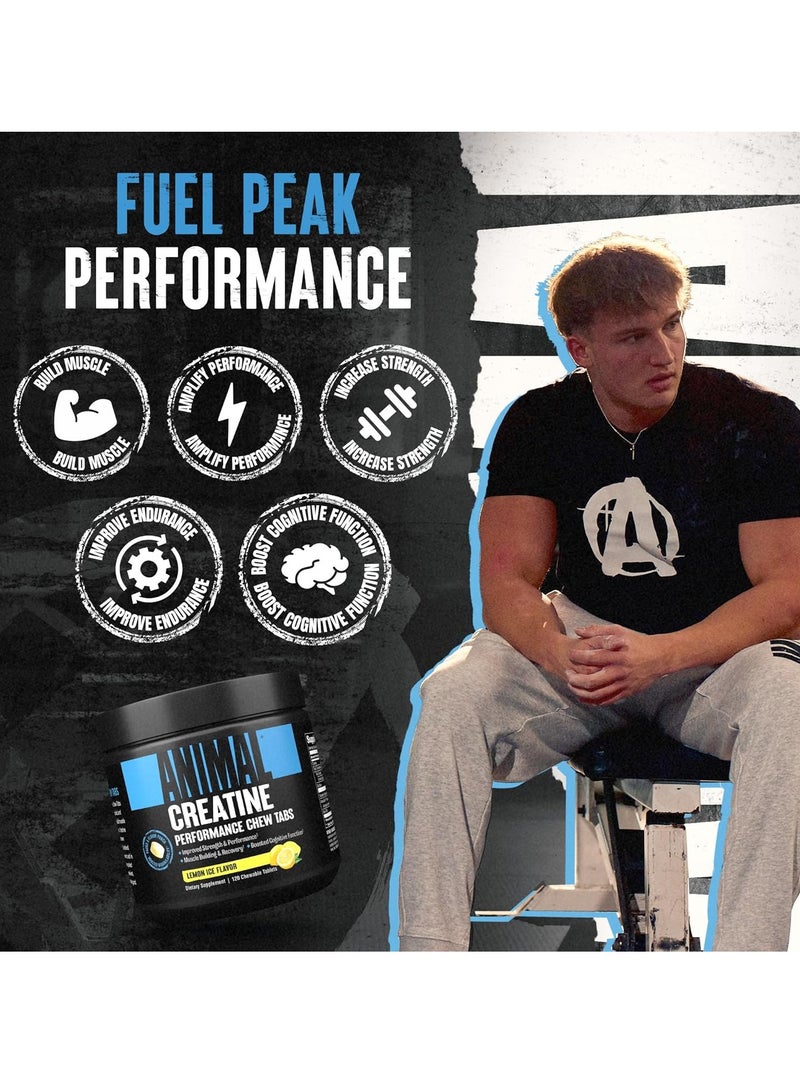 ANIMAL Creatine Performance Chews Fruit Punch 120 chewables - Image 3