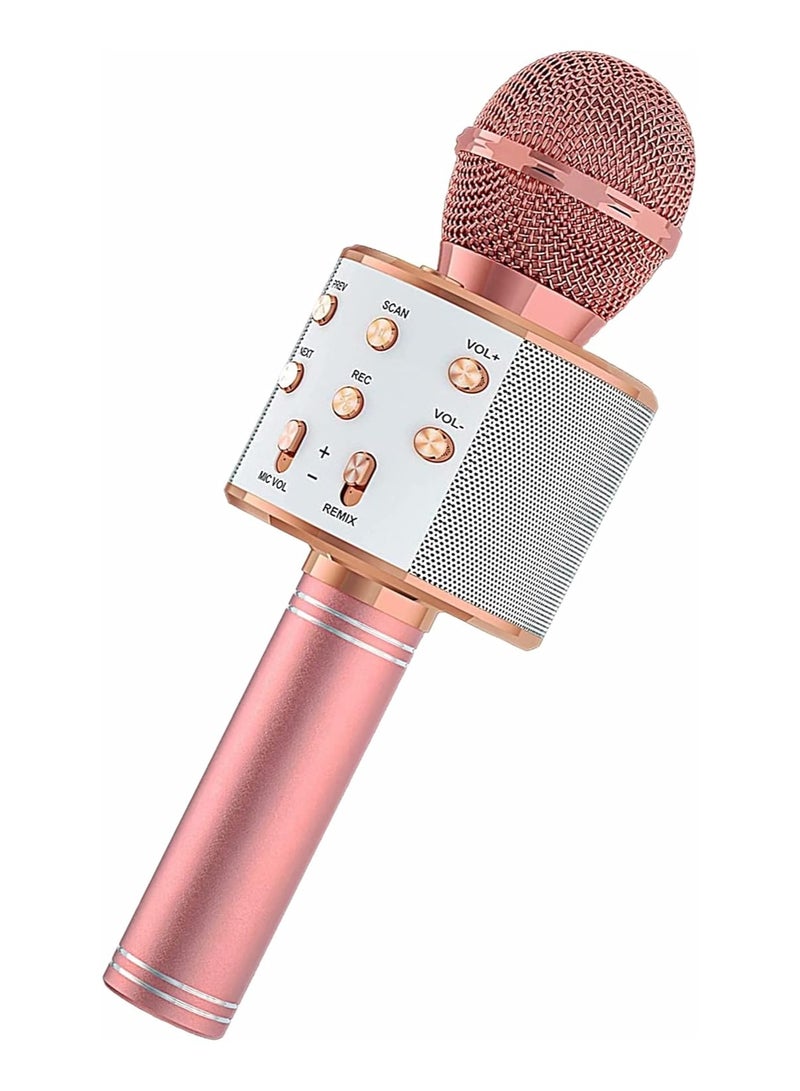 Advanced Multifunctional Wireless Bluetooth Portable Karaoke Singing Microphone Speaker - Image 1
