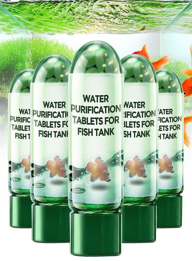 أقراص تنقية مياه أحواض السمك، أقراص تنقية مياه أحواض السمك القوية، تزيل العكارة بكفاءة وتحسن جودة المياه، وتزيل جميع أنواع العكارة من مياه أحواض السمك (5 قطع) - Image 1