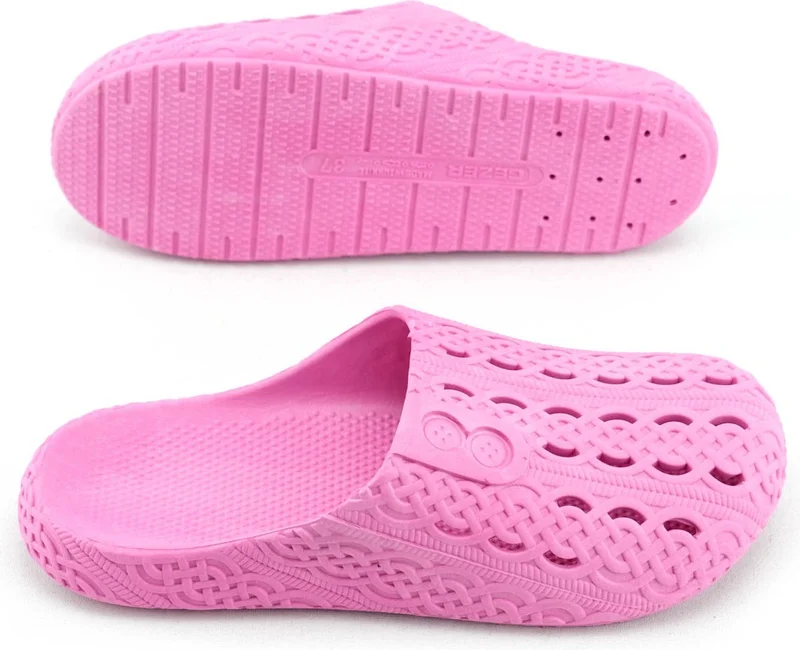 Gezer Summer Women's Airblow Flexible Comfortable Sole Home Garden Bathroom Slippers Suitable for Wet Floor