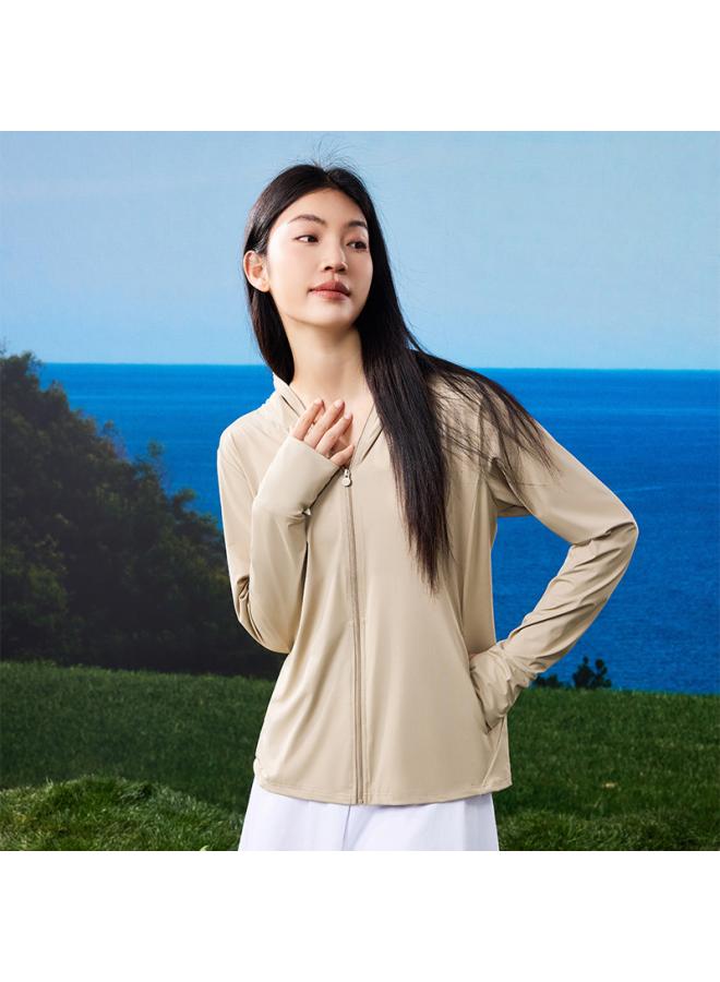 VUELO 2910# Summer New Upf200 Original Yarn Cool Loosening Sun Protection Clothing Touch Skin Cool High Times Sun Protection Clothing Women