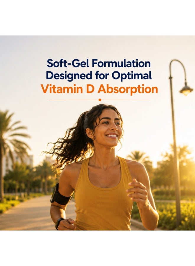 Polygon pharma Vitamin D3 4000 IU | 60 Soft Gelatin Capsules Polygon - Image 5