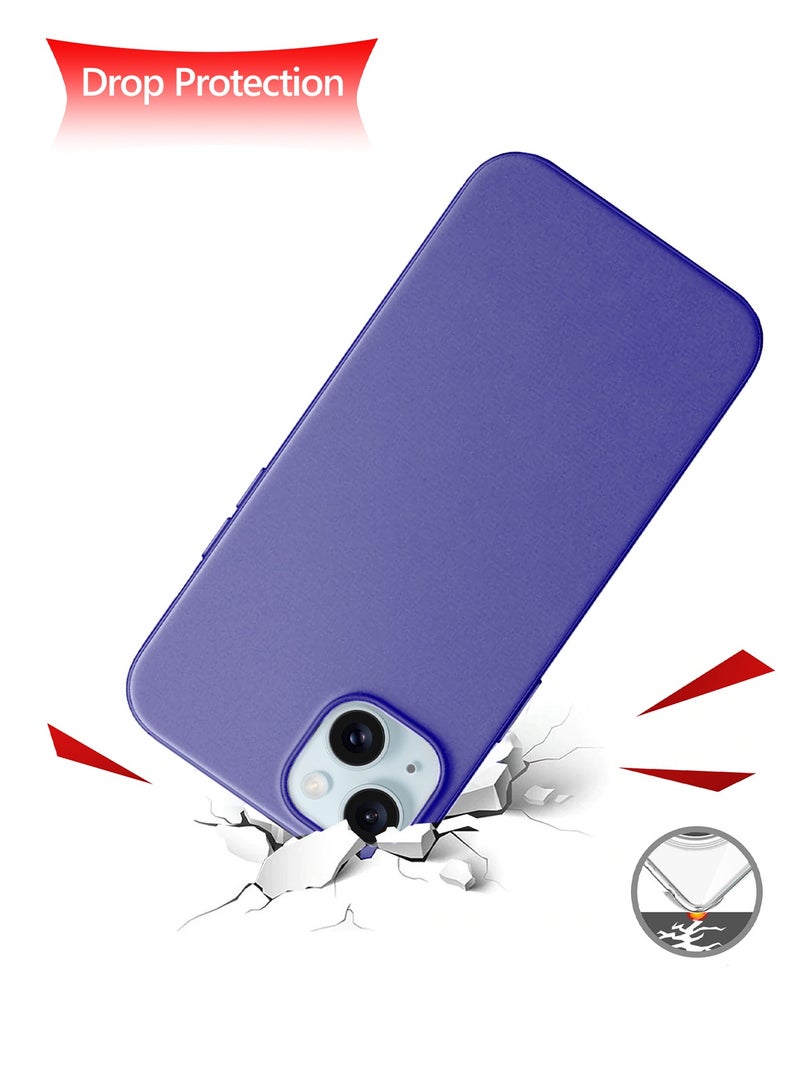 Wtech Soft Liquid Silicone Case Cover For Apple iPhone 15 2023 Lavender - Image 3