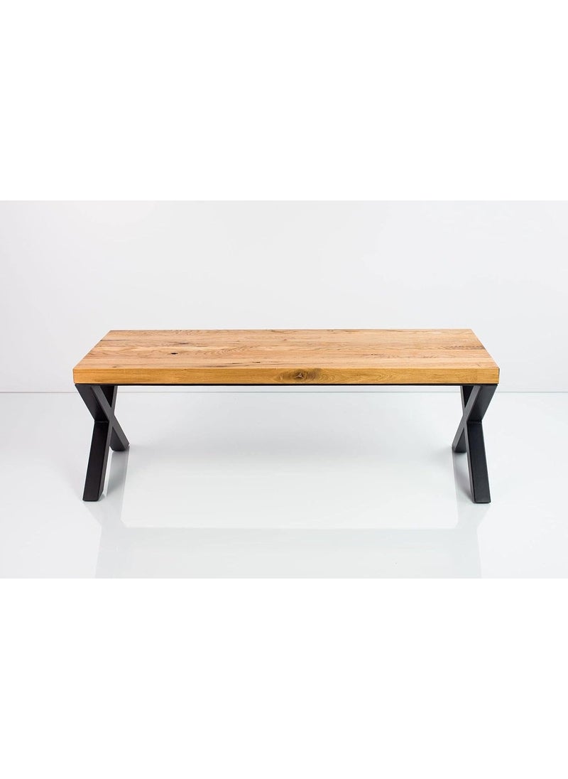 INDIAN DECOR INDIAN DECOR RW38429 Entryway Shoe Rack with Wooden Seat Storage Bench Wooden Top Bed Bench Shoe bench Black  - Image 1