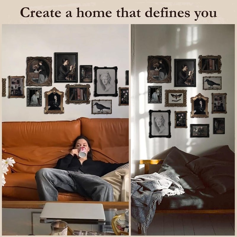 97 Decor 97 ديكور داكن أكاديمي - ديكور حائط فيكتوري عتيق، صور فيكتورية داكنة للجدران، طباعة بوستر لسيدات عتيقات ذات طابع حزين لتزيين غرفة النوم (8×10 بدون إطار) - Image 4