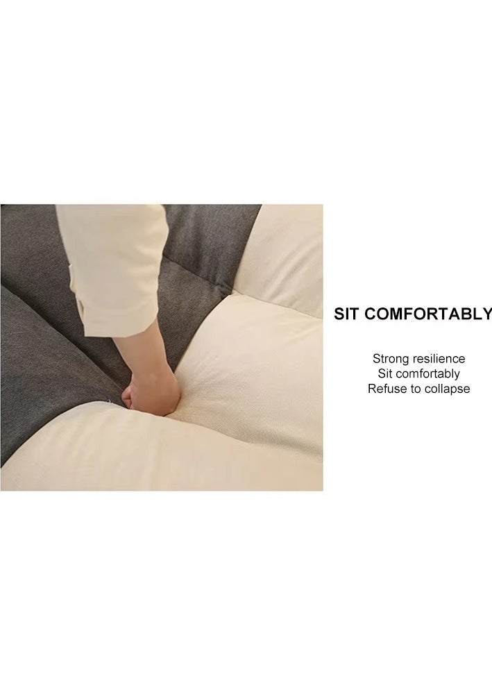 Generic - Bean Cushion, Lightweight, Seating For Two, Bean Bag, Extra Large, Bean Sofa, Fatigue Relief, Sofa Cushion, Removable, Washable, Can Be Used As An Armrest On Both Sides, Corner Sofa, Patchwork Sofa, A Small Sofa That You Can Lie Down And Sleep On In The Balcony, Soft Sofa. - Image 1