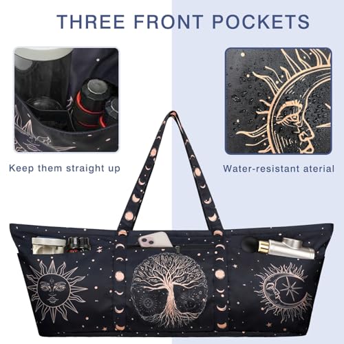 BagYG Yoga Mat Bag Large Yoga Mat Carrier with Shoes Compartment and Wet Pocket Pilates Bag with Zipper Pockets and Yoga Mat Holder Strap Fits Most Size Mats Yoga Bags and Carriers Fits All Your Stuff - Image 5