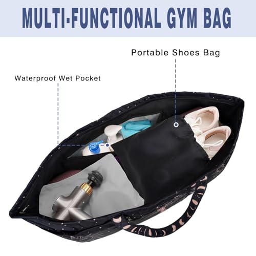 BagYG Yoga Mat Bag Large Yoga Mat Carrier with Shoes Compartment and Wet Pocket Pilates Bag with Zipper Pockets and Yoga Mat Holder Strap Fits Most Size Mats Yoga Bags and Carriers Fits All Your Stuff - Image 3