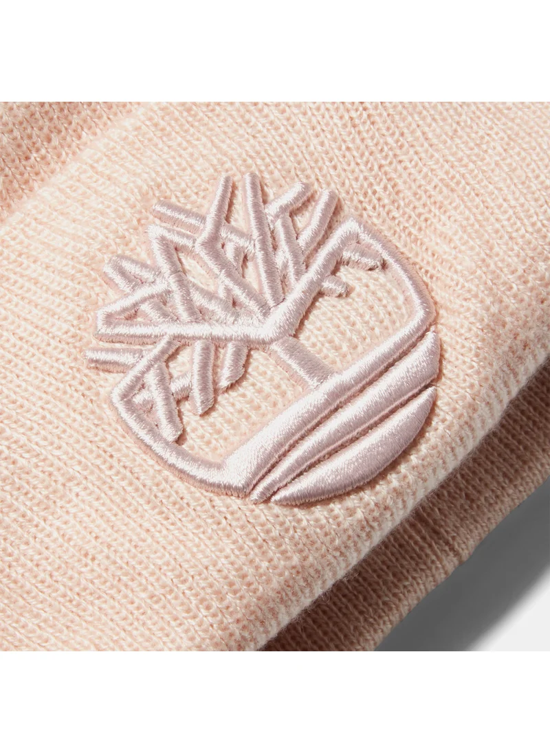 Timberland Men's Tonal 3D Embroidery Beanie