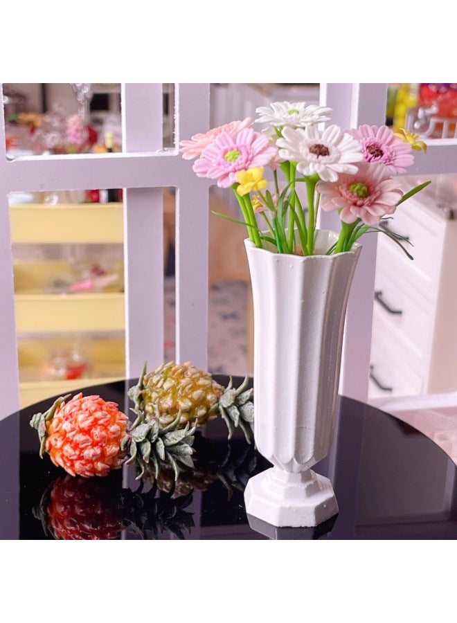 زينة مزهرية منزل دمى صغيرة مطبوعة بتقنية الراتنج 3D لمحاكاة الأزهار، props تصوير منزل اللعب، ألعاب منزلية - اللون: الطراز الثاني - Image 5