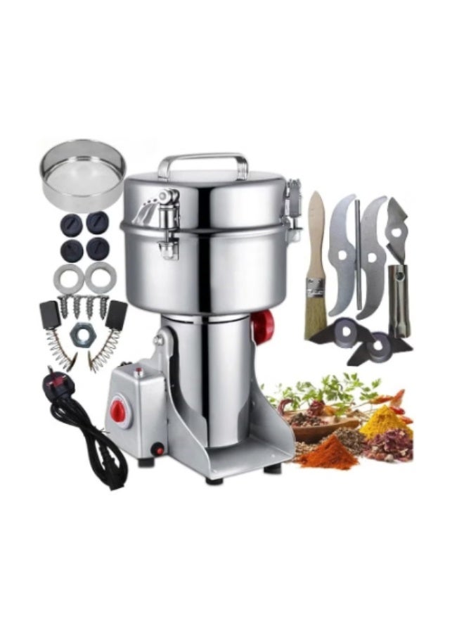 دينكس مطحنة كهربائية 800 جرام بقدرة 3000 واط ، مطحنة قهوة كهربائية للحبوب والتوابل والطعام الجاف (مع 22 قطعة اضافية قطع غيار) - Image 1