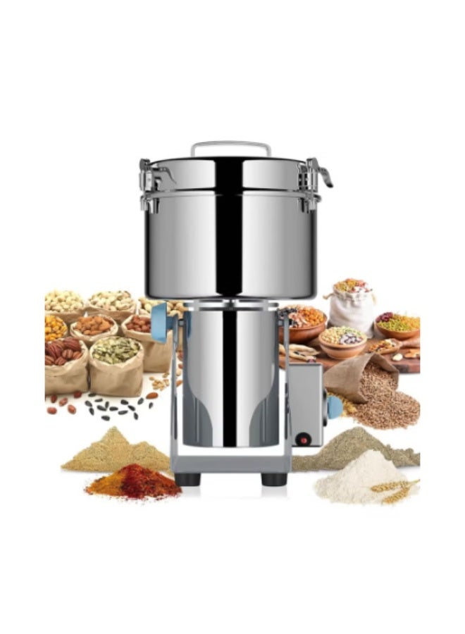 دينكس مطحنة كهربائية 800 جرام بقدرة 3000 واط ، مطحنة قهوة كهربائية للحبوب والتوابل والطعام الجاف (مع 22 قطعة اضافية قطع غيار) - Image 3