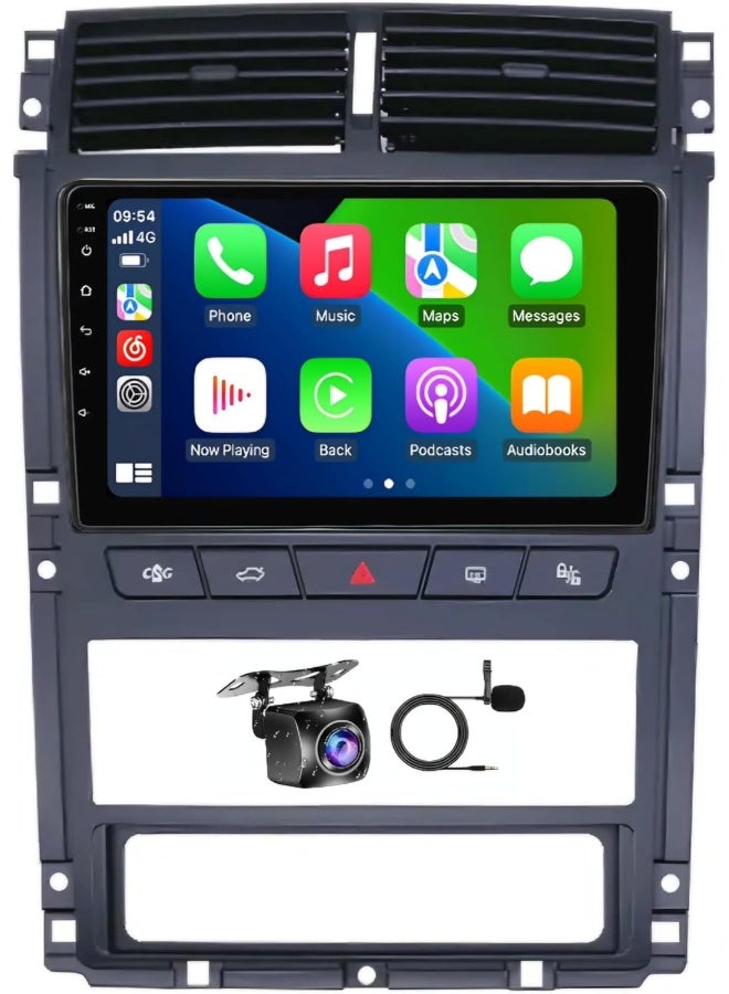 Vierex Fit Peugeot 405 Car Stereo Peugeot 405 2015-2020 With Apple Carplay Android Auto Wireless WiFi DSP FM&AM BT AHD Camera Included Fast Interface (4+32GB Carplay 8CORE) - Image 1