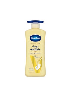 Vaseline Deep Moisture Serum In Lotion, 400 ml | Enriched with Glycerin for Nourished Soft Skin