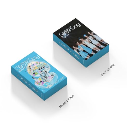 sunlelekz ILLIT 2025 Glitter Day in Seoul Laser Lomo Cards - 55PCS Photocards Set for ILLIT Fandom - Image 4