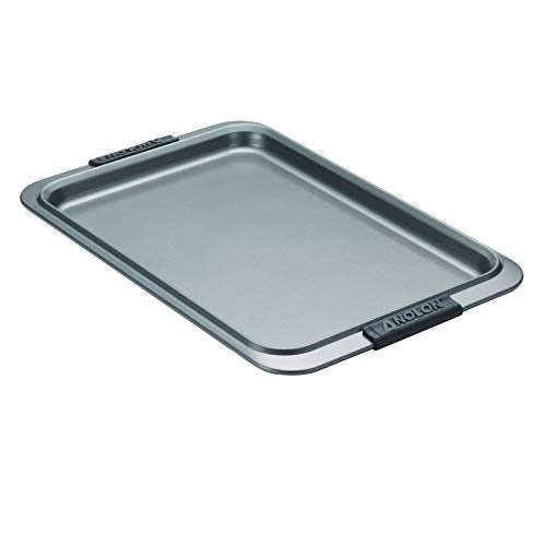 Anolon Advanced Nonstick Bakeware with Grips, Nonstick Cookie Sheet / Baking Sheet - 10 Inch x 15 Inch, Gray - Image 5