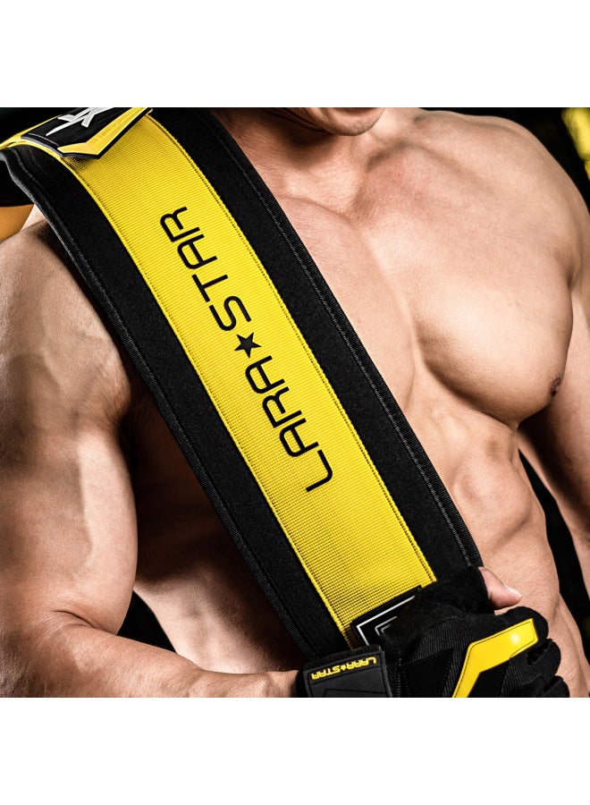 LAURASTAR Laura Star Peak Series Back Support Belt For Fitness, Heavy Equipment, High-intensity Squats, Deadlifts, Thickened Waist Support, Black, M - Image 3