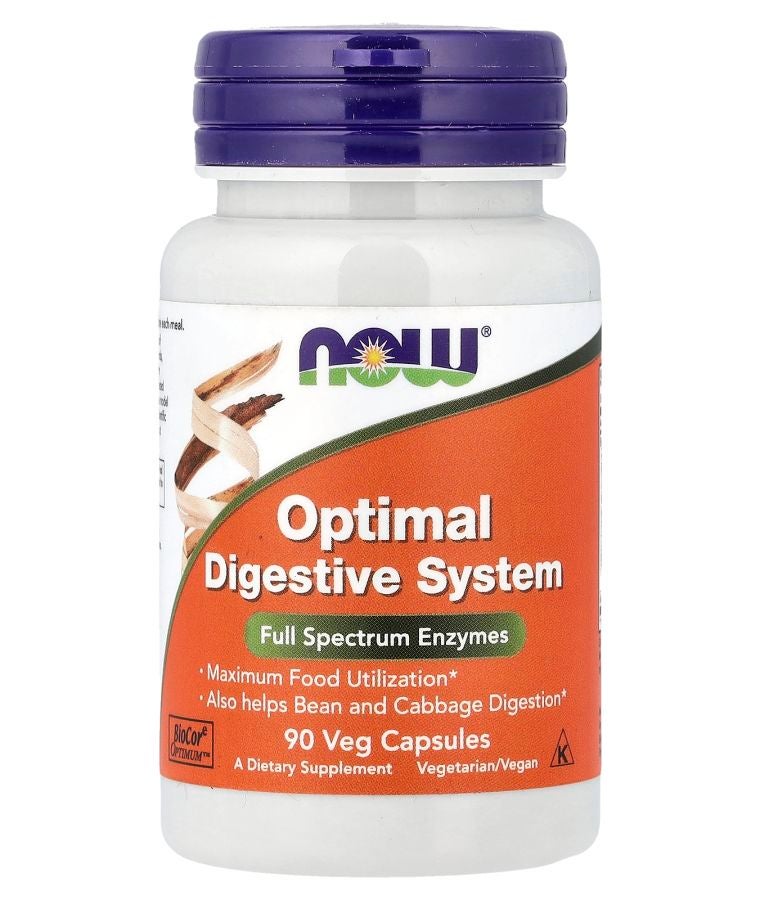 now Optimal Digestive System 90 Veg Capsules