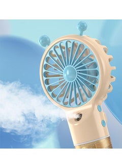 Generic Portable Handheld Fan, Handheld Fan with Water Mist Spray 4 Speeds Rechargeable Mini Fan Mist Fan Personal Small Hand Fan for Office Home Travel Outdoor  - Image 3