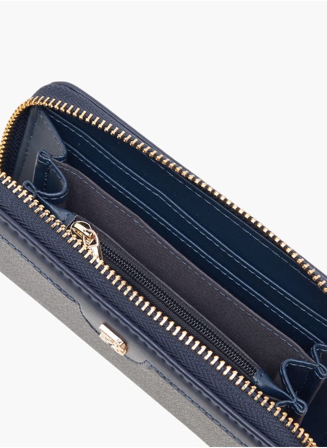Flora Bella By Shoexpress Women Monogram Print Zip Around Wallet  - Image 5