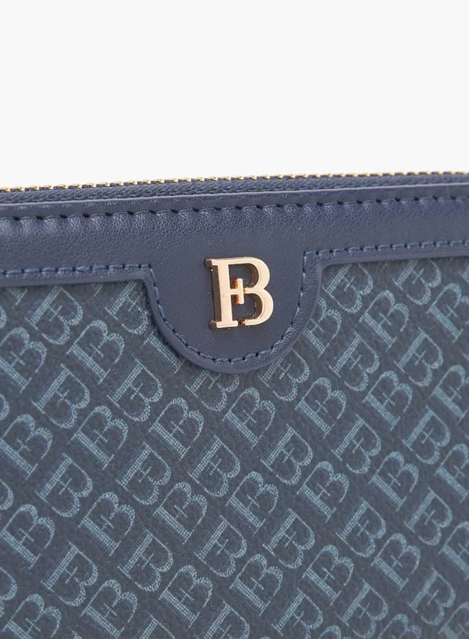 Flora Bella By Shoexpress Women Monogram Print Zip Around Wallet