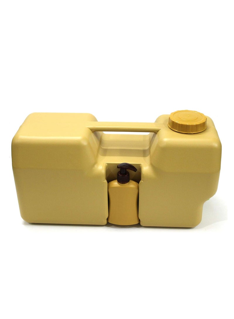 Camping Water Tank 20L with Tap and Soap Dispenser Plastic Water Container - Image 1