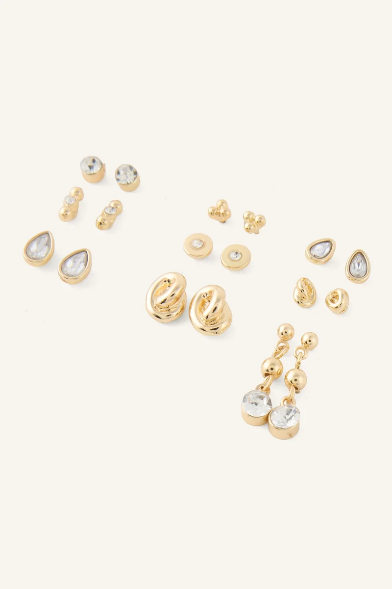 Defacto  9 piece Earring for Women | Best Price UAE
