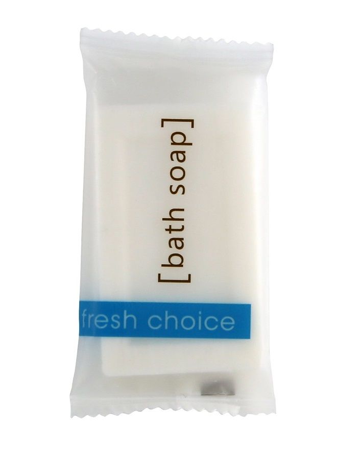 fresh choice Bulk Soaps 0.85 oz | 50 Pack Travel Size Individually Wrapped Bars | Small Toiletries for Guest Bathroom, Vacation Rentals, Airbnb, VRBO, Charity Donations, Hospital Amenities - Image 1