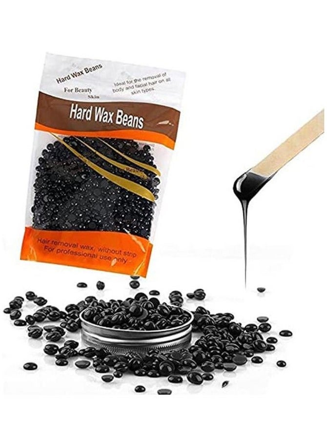 Hard Wax Hard Beans Wax Hair Removal Painless Beauty Wax Beans for All Skins Hot Film Depilatory 500g - Image 2