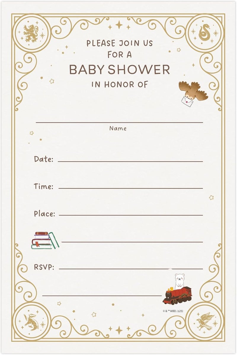 ConQuest Journals Harry Potter Little Keeper FillintheBlank Baby Shower Invitation  Envelope Box Set Includes 20 Blank Invites  20 Corresponding Envelopes 4 x 6 Officially Licensed - Image 5