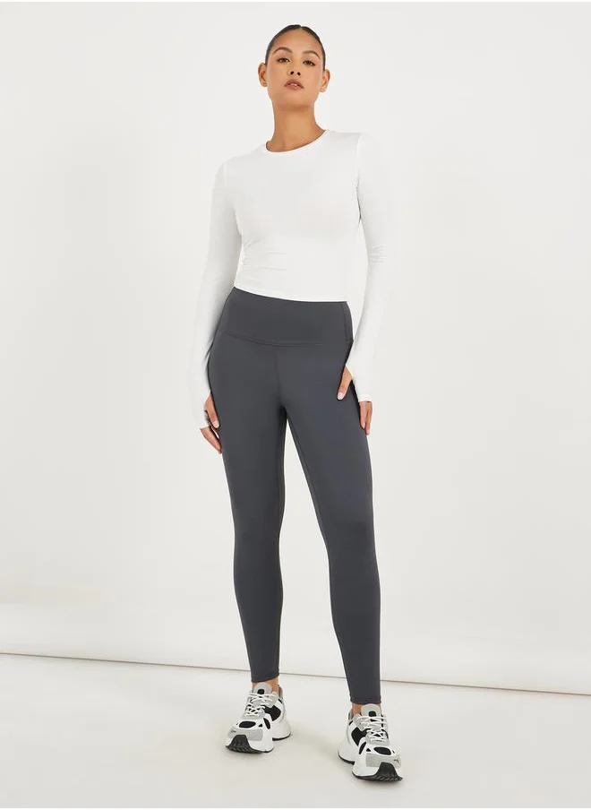 Styli Broad Waistband 7/8 Leggings