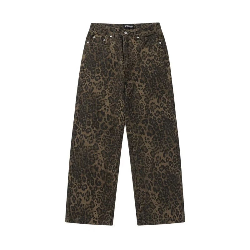 Unisex Classic Denim Jeans Loose Fit Daily Outdoor Wear - Image 4