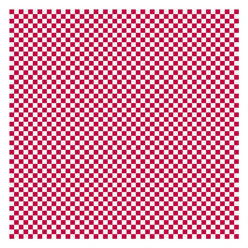 110854 Basket Liner/Sandwich Wrap, Red and White Check, 12" x 12" (Pack of 2000)