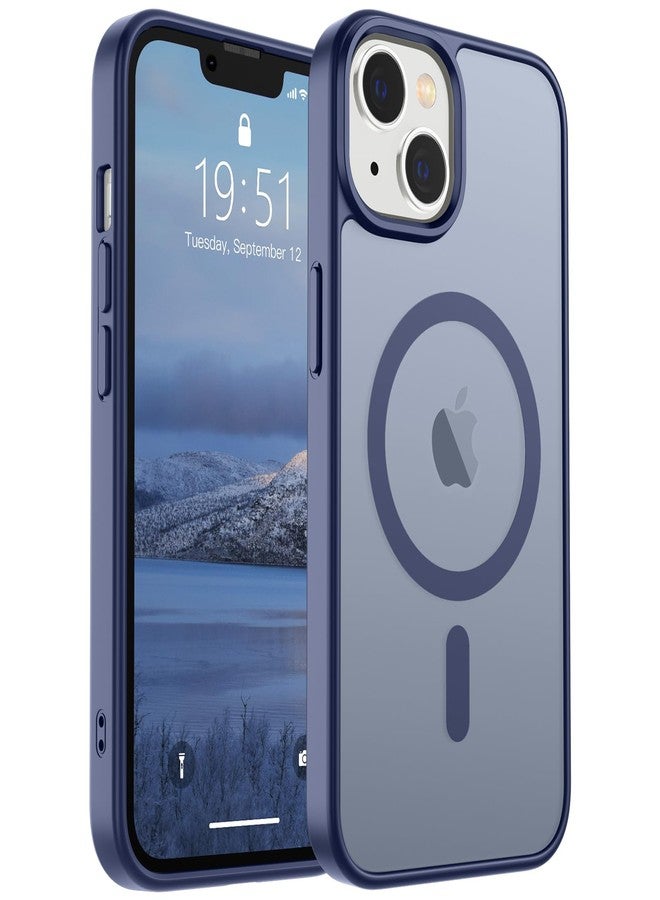 استلق جراب SUPFINE المغناطيسي لهاتف iPhone 14 و iPhone 13 (متوافق مع MagSafe) (حماية فائقة ضد السقوط بمعايير عسكرية) غطاء هاتف رفيع وشفاف غير لامع مقاوم للصدمات، لون رمادي لافندر - Image 1