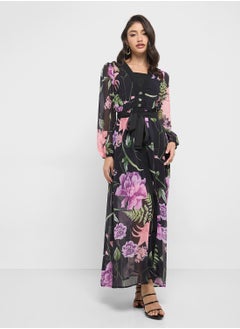 ELLA Floral Print Dress  - Image 1