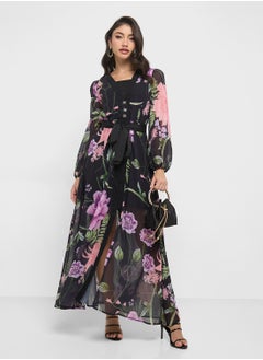 ELLA Floral Print Dress  - Image 4