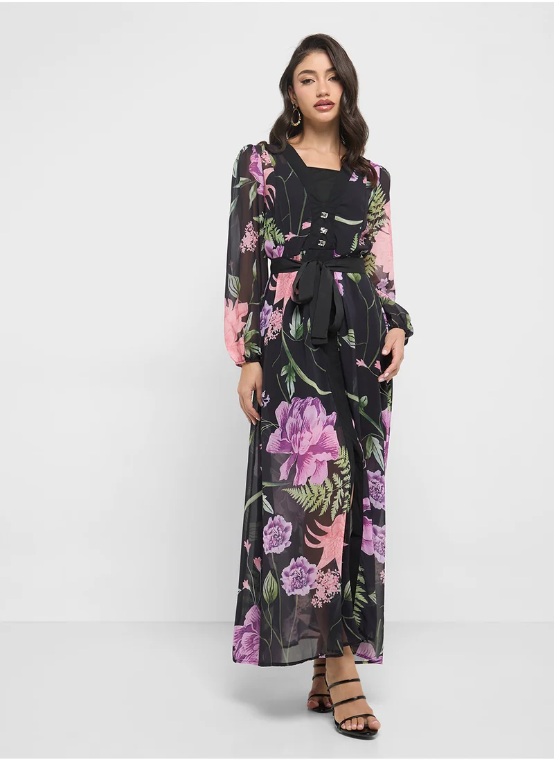 ELLA Floral Print Dress