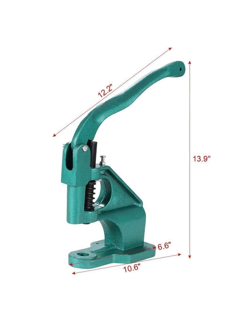 DIY Crafts Diy Crafts CTDIYHI27354 Machine Hand Grommet Machine 3 Die 024 Manual Grommet Press Punch Tool Kit Eyelet Press Machine With 1800 Gold Grommets Silver  - Image 3